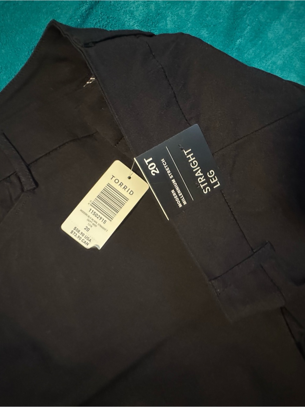 torrid Black Straight Leg Chinos - Men’s 20T